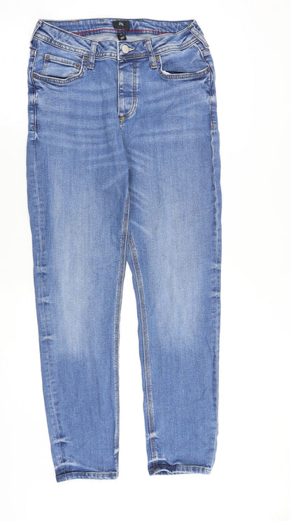 Mens UK Size 28 in River Island Regular Fit Skinny Blue Jeans