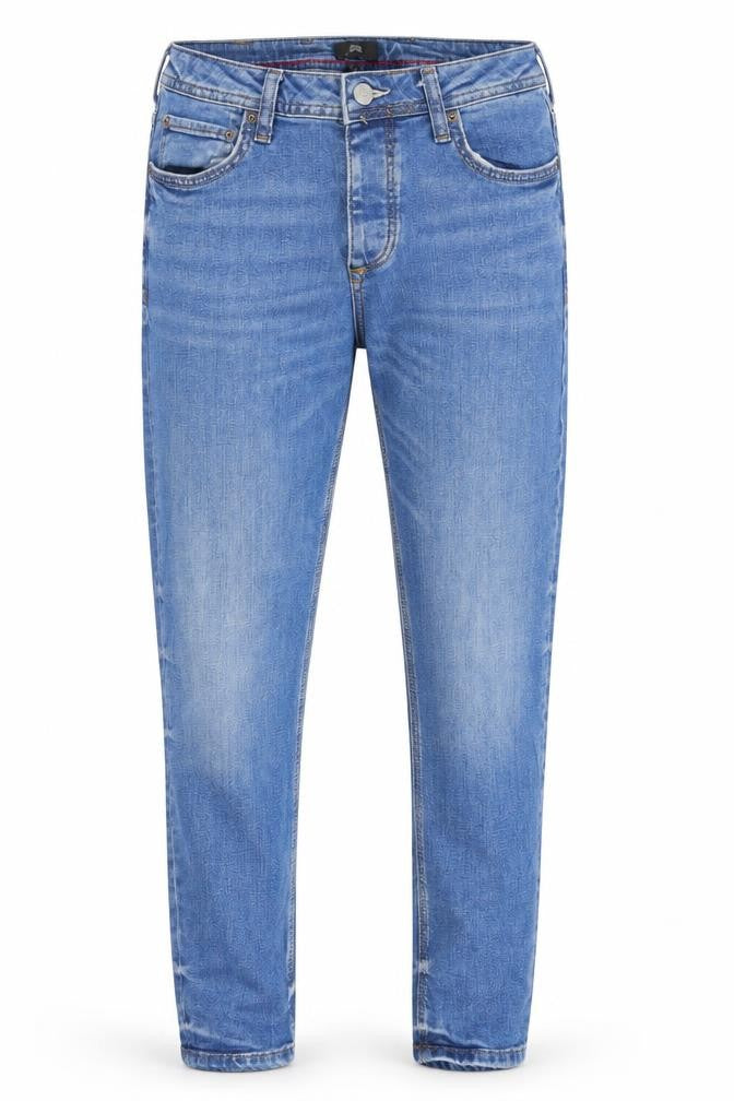 Mens UK Size 28 in River Island Regular Fit Skinny Blue Jeans