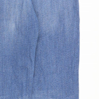 Mens UK Size 28 in River Island Regular Fit Skinny Blue Jeans