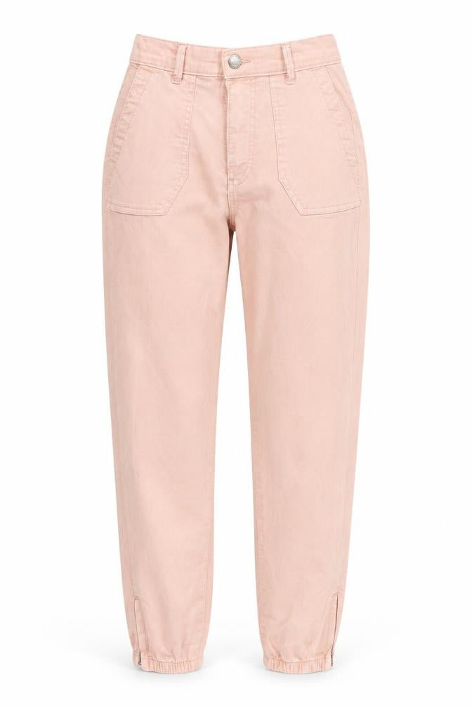 Womens UK Size 6 Marks and Spencer Regular Fit Tapered Pink Jeans