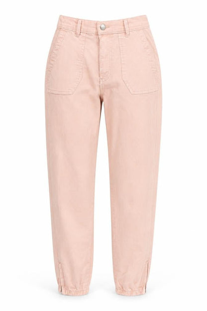 Womens UK Size 6 Marks and Spencer Regular Fit Tapered Pink Jeans