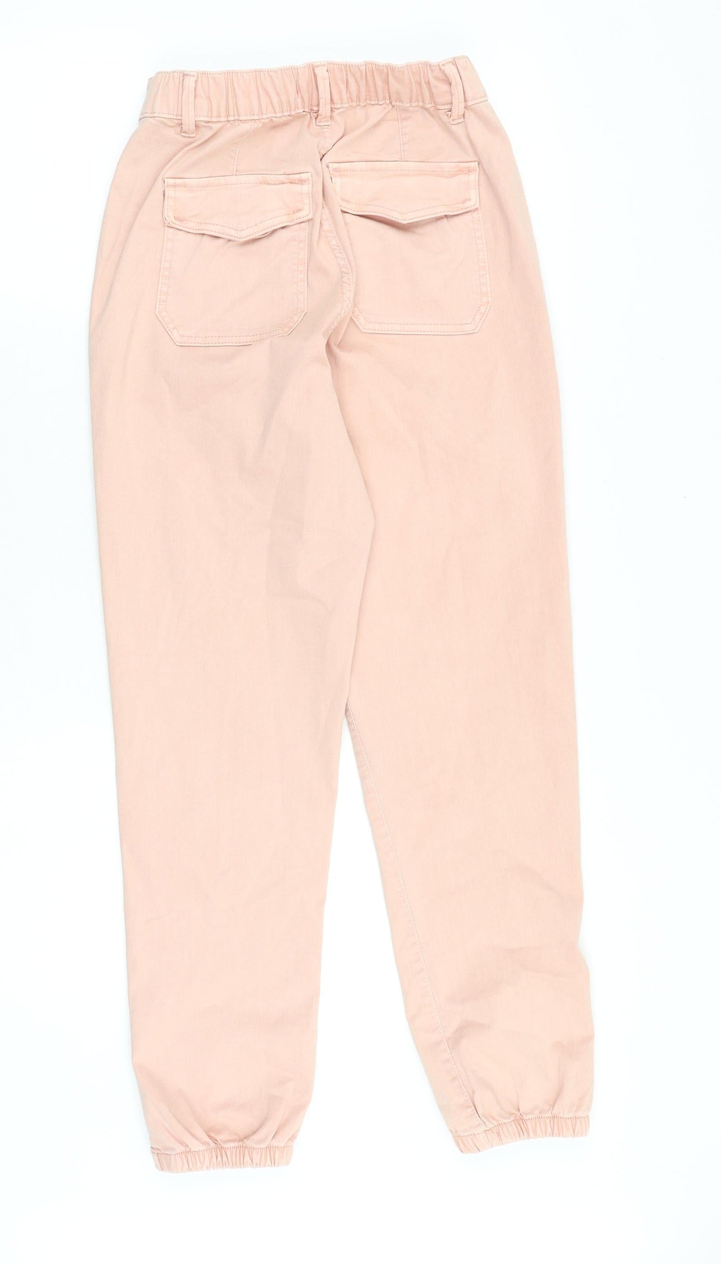 Womens UK Size 6 Marks and Spencer Regular Fit Tapered Pink Jeans