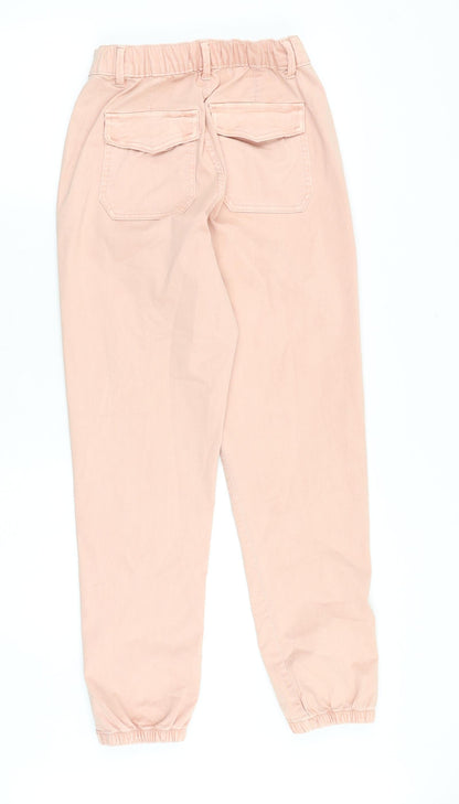 Womens UK Size 6 Marks and Spencer Regular Fit Tapered Pink Jeans