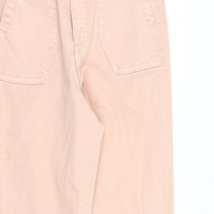 Womens UK Size 6 Marks and Spencer Regular Fit Tapered Pink Jeans