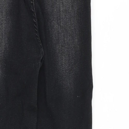 Womens UK Size 24 in Preworn Slim Fit Skinny Black Jeans