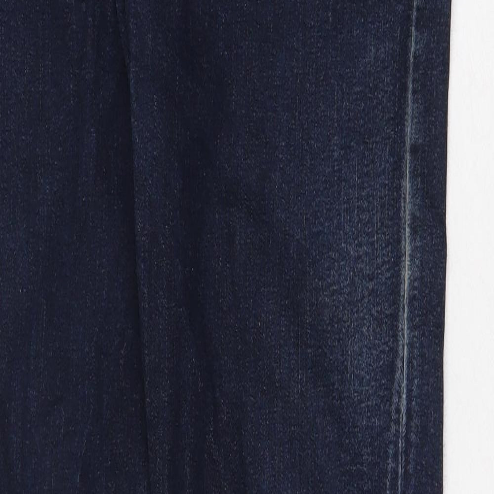Womens UK Size 32 in H&M Regular Fit Straight Blue Jeans