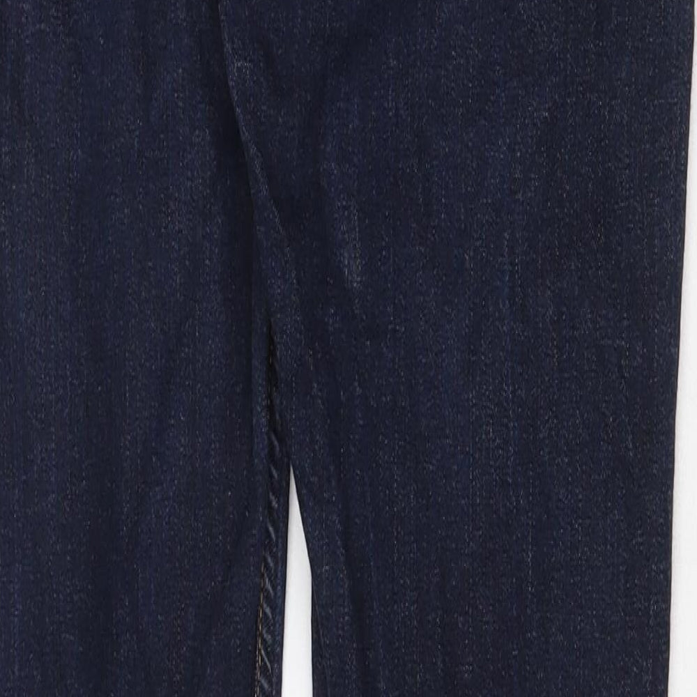 Womens UK Size 32 in H&M Regular Fit Straight Blue Jeans