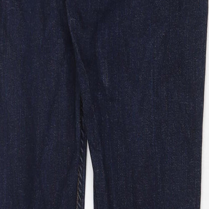 Womens UK Size 32 in H&M Regular Fit Straight Blue Jeans