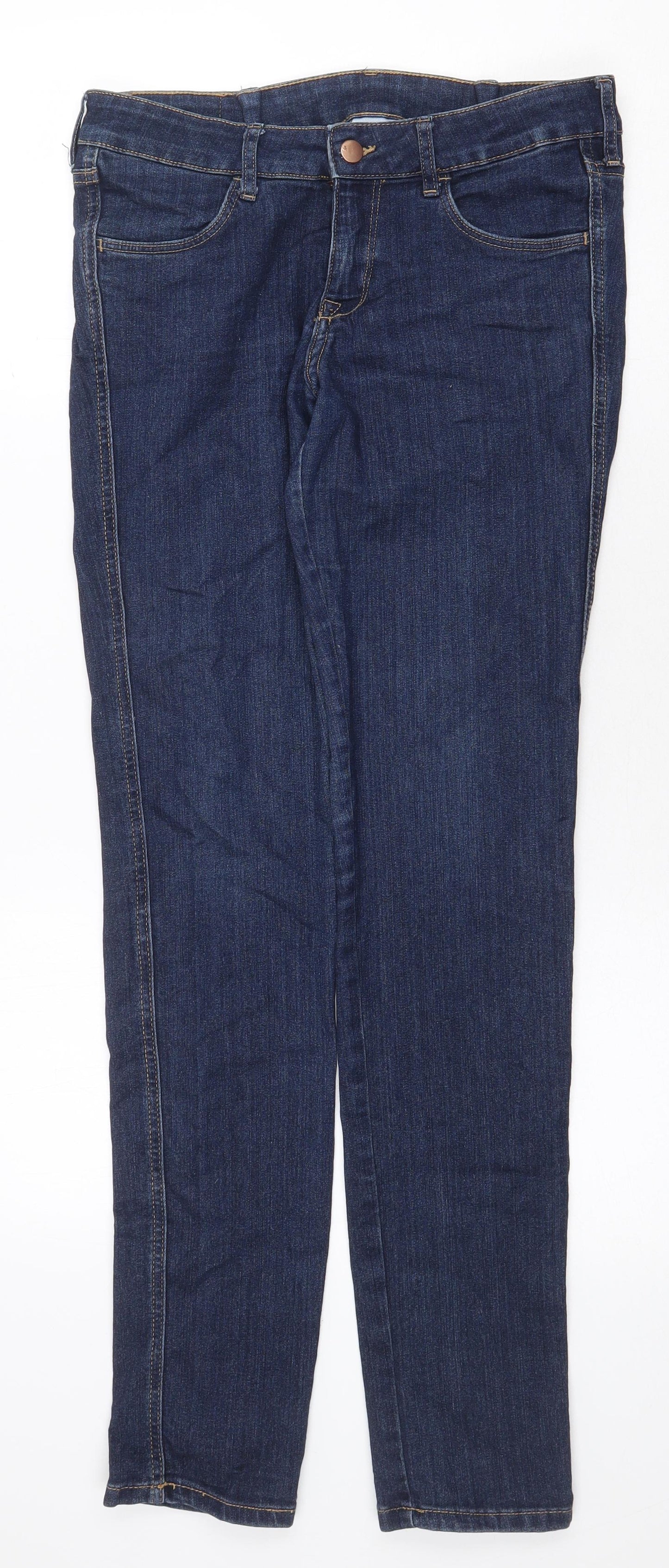 Womens UK Size 30 in Preworn Regular Fit Skinny Blue Jeans
