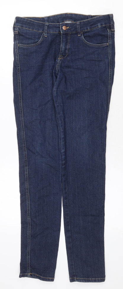 Womens UK Size 30 in Preworn Regular Fit Skinny Blue Jeans