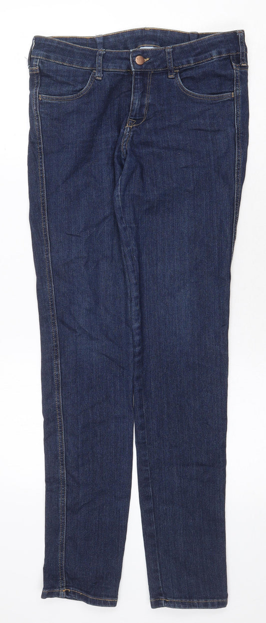 Womens UK Size 30 in Preworn Regular Fit Skinny Blue Jeans