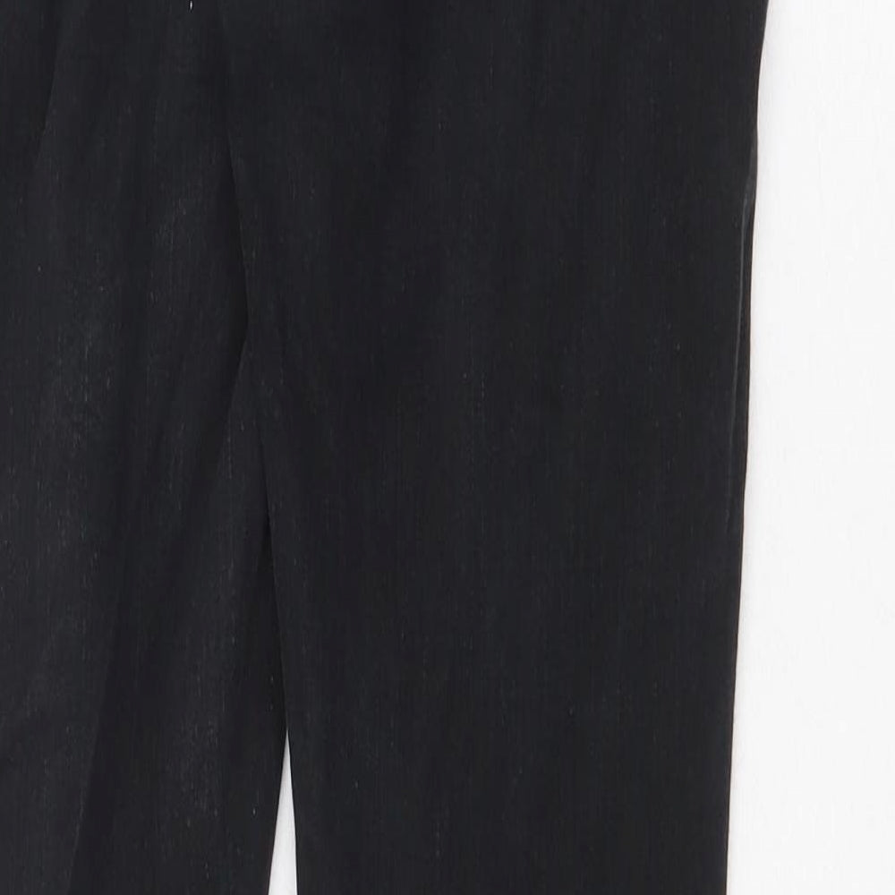 Bee Inspired Womens Black Cotton Skinny Jeans Size 32 in Regular Zip