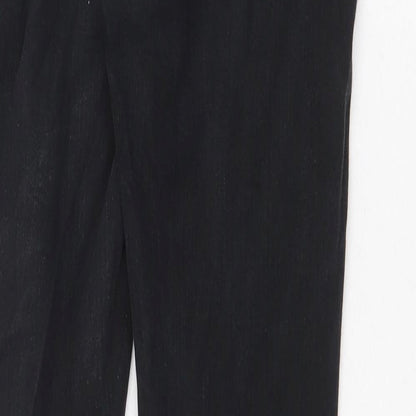 Bee Inspired Womens Black Cotton Skinny Jeans Size 32 in Regular Zip