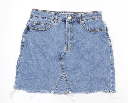 Womens UK Size 10 Denim & Co. A-Line Denim Skirt