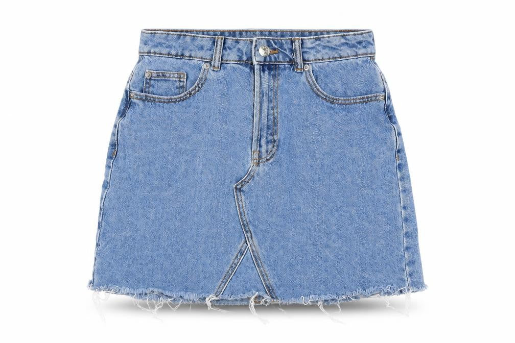 Womens UK Size 10 Denim & Co. A-Line Denim Skirt