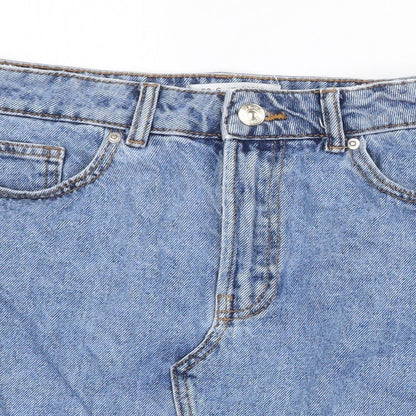 Womens UK Size 10 Denim & Co. A-Line Denim Skirt