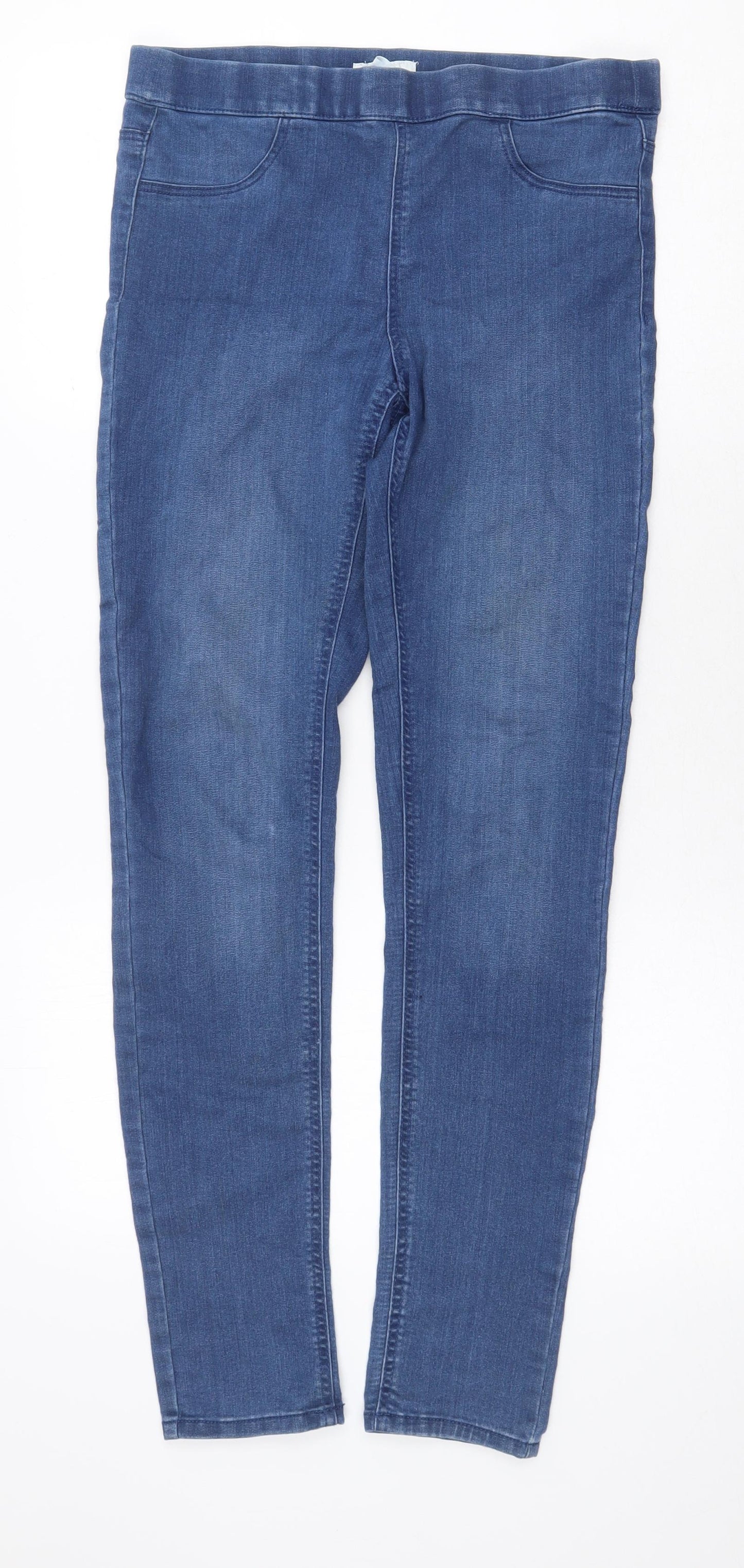 Womens UK Size 10 H&M Regular Fit Jegging Blue Jeans