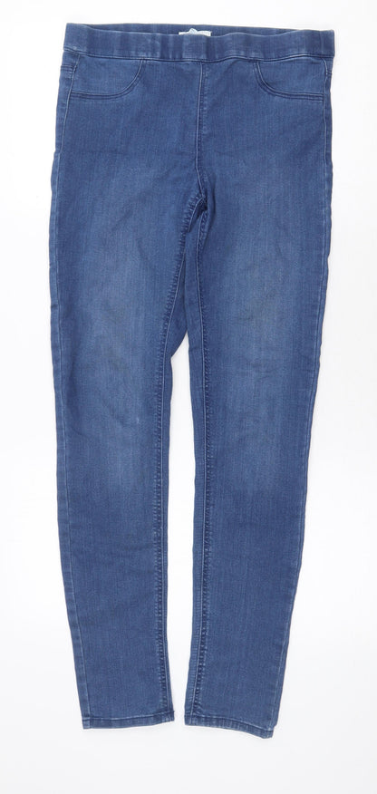 Womens UK Size 10 H&M Regular Fit Jegging Blue Jeans