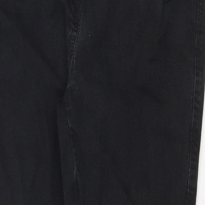 NEXT Womens Grey Cotton Skinny Jeans Size 10 Regular Zip