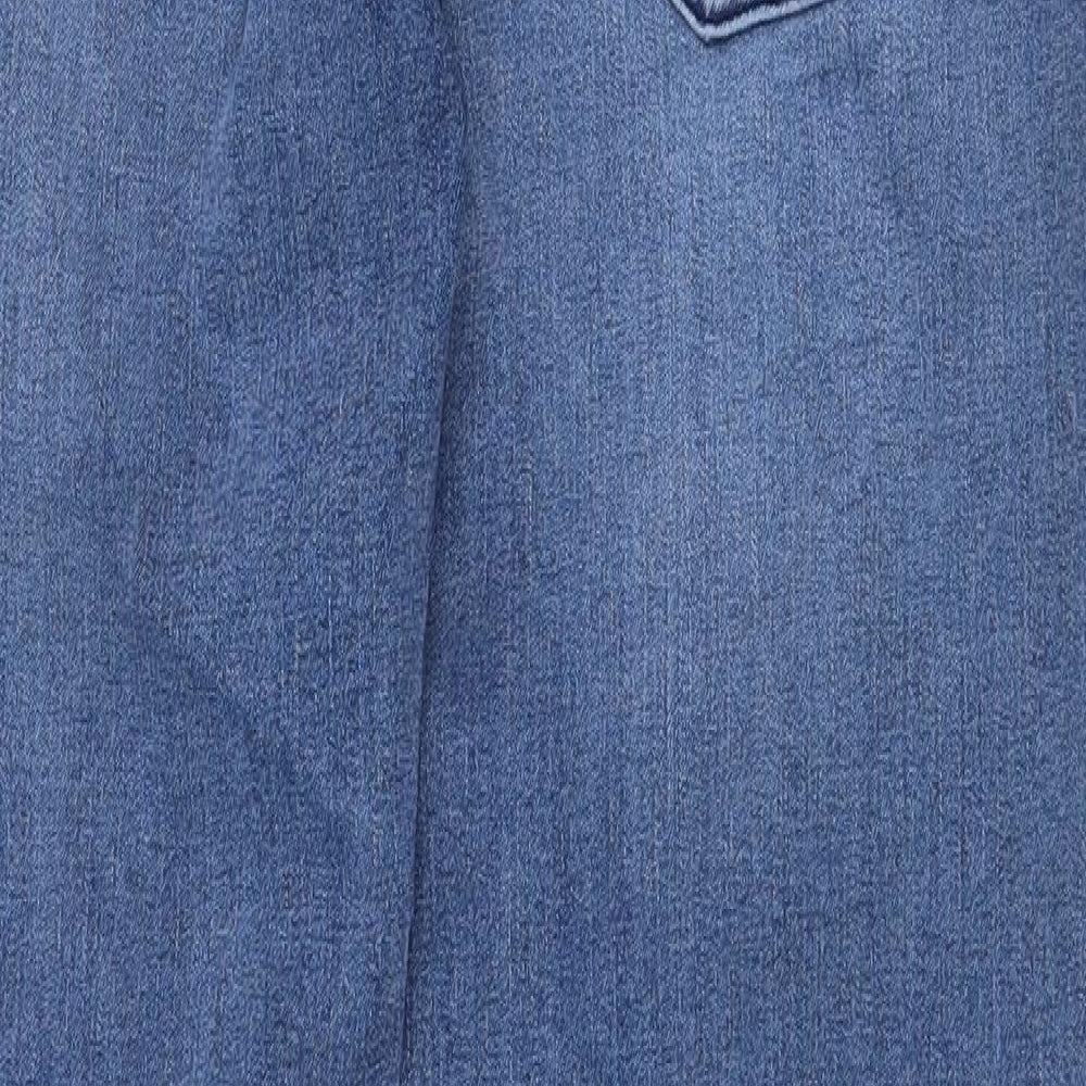 Mens UK Size 32 in SM Denim Mills Regular Fit Straight Blue Jeans