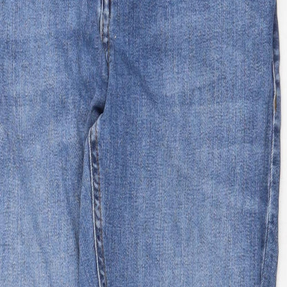 ASOS Womens Blue Cotton Skinny Jeans Size 28 in Regular Zip