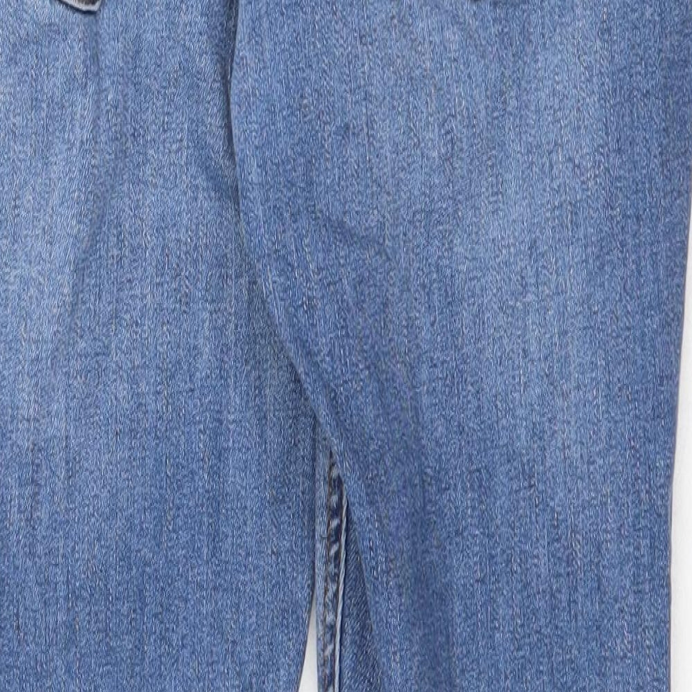ASOS Womens Blue Cotton Skinny Jeans Size 28 in Regular Zip