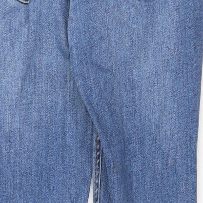ASOS Womens Blue Cotton Skinny Jeans Size 28 in Regular Zip
