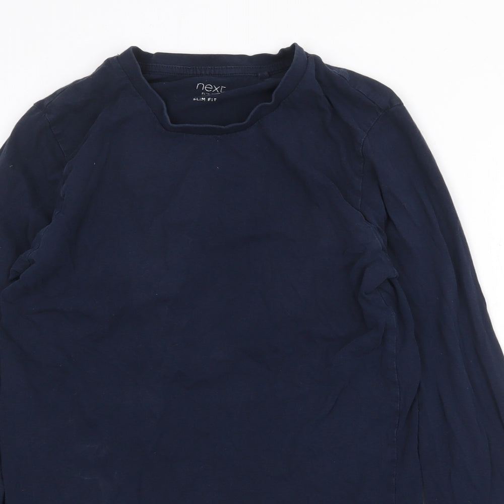 Womens UK Size XS NEXT Blue Basic T-Shirt
