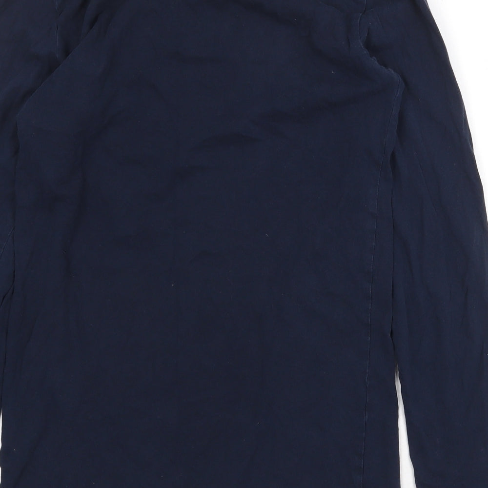 Womens UK Size XS NEXT Blue Basic T-Shirt