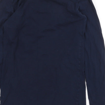 Womens UK Size XS NEXT Blue Basic T-Shirt