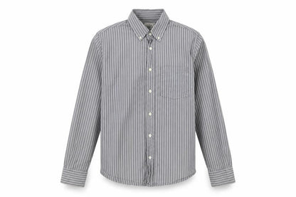 Mens UK Size M XDye Grey  Button-Up Long Sleeve Casual Shirt