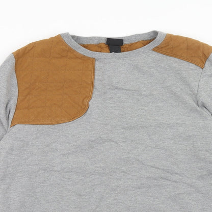 Mens UK Size S H&M Grey Pullover Sweatshirt