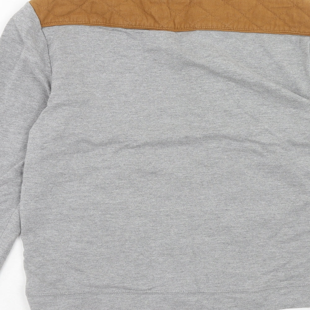 Mens UK Size S H&M Grey Pullover Sweatshirt