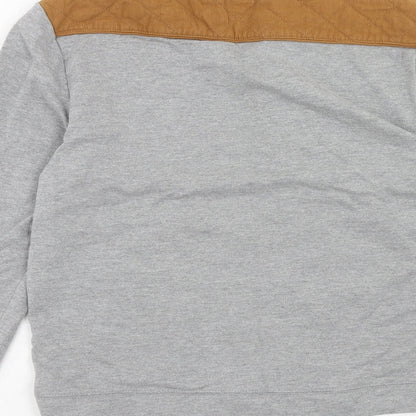 Mens UK Size S H&M Grey Pullover Sweatshirt