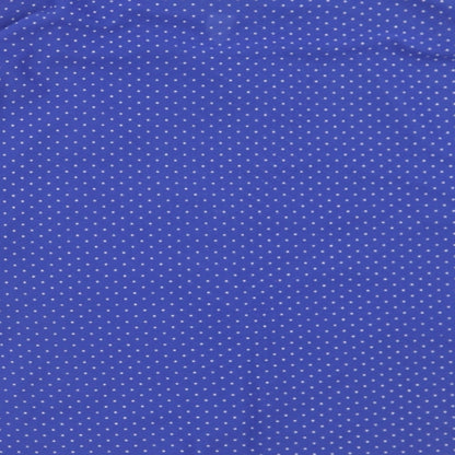 Womens UK Size 12 Preworn Blue Basic Button-Up