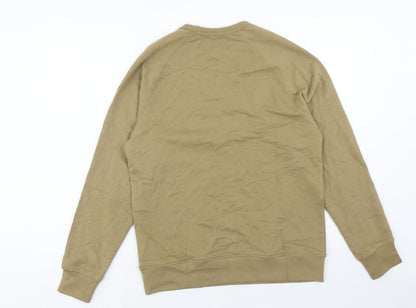 Mens UK Size S Marks and Spencer Green Pullover Sweatshirt
