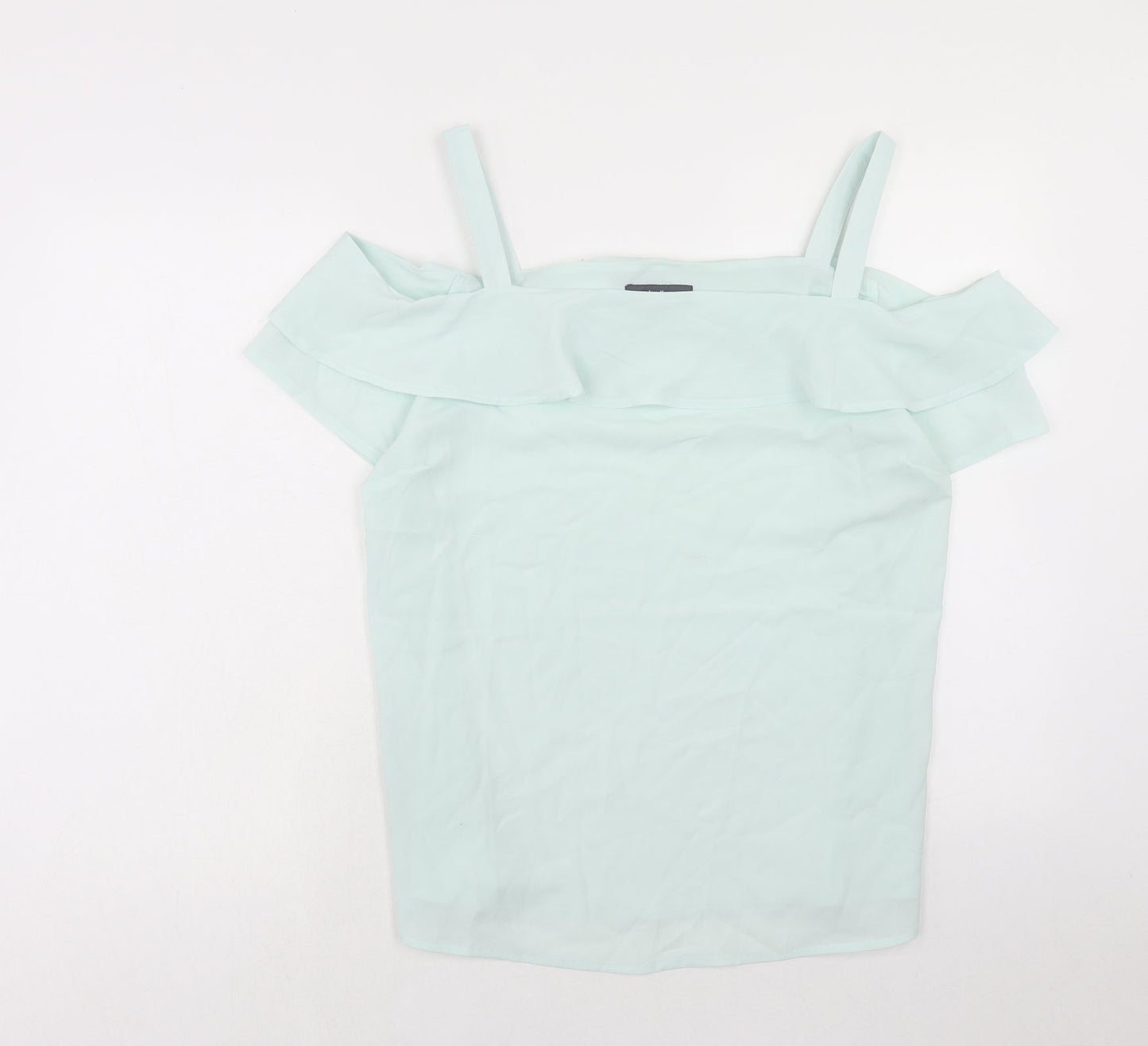 Womens UK Size 16 Studio Green Basic Blouse