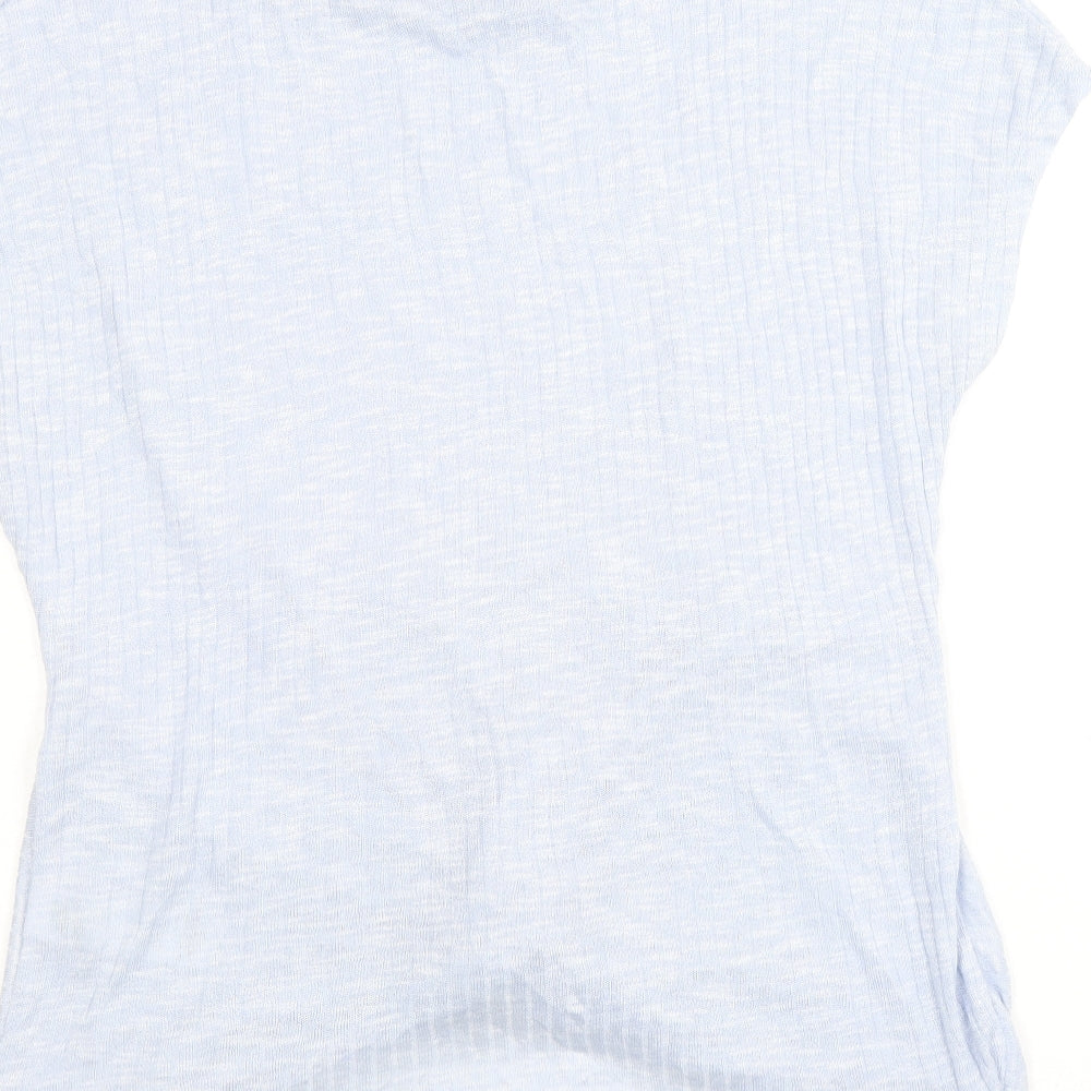 Womens UK Size L New Look Blue Basic T-Shirt
