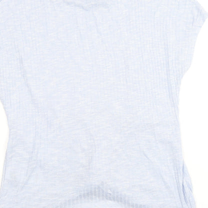 Womens UK Size L New Look Blue Basic T-Shirt
