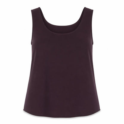 NEXT Womens Purple Nylon Basic Tank Size 14 Round Neck