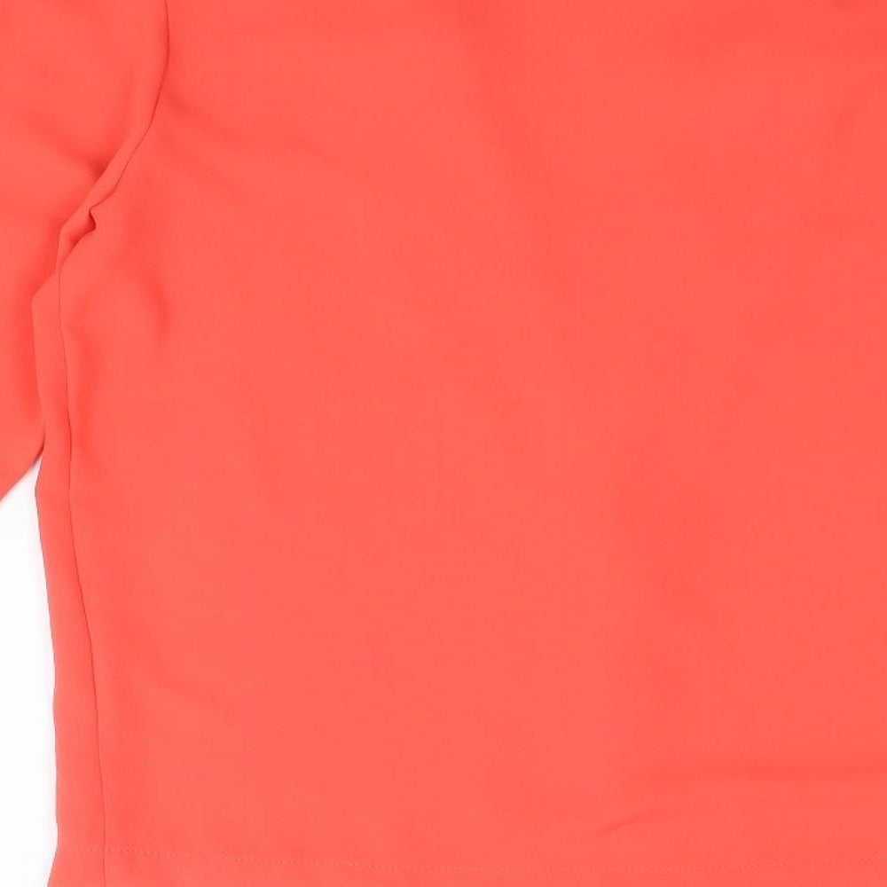 Dorothy Perkins Womens Orange Polyester Jacket Blazer Size 10
