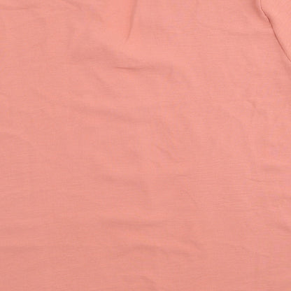 Womens UK Size XL Preworn Pink Basic Blouse