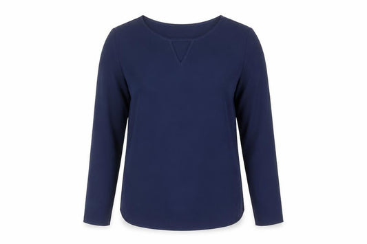 Womens UK Size S SheIn Blue Basic T-Shirt