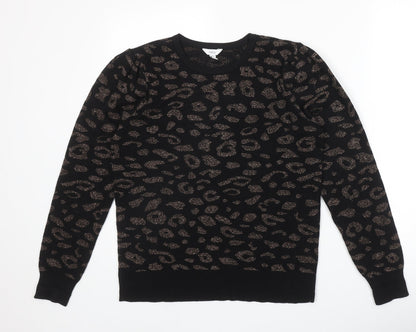 Womens UK Size 10 M&Co Black Pullover Jumper
