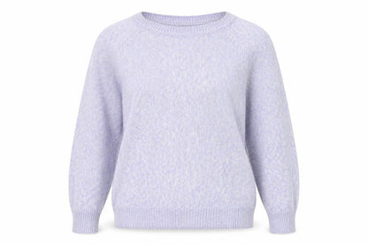 Womens UK Size S Joie De Vivre Purple Pullover Jumper