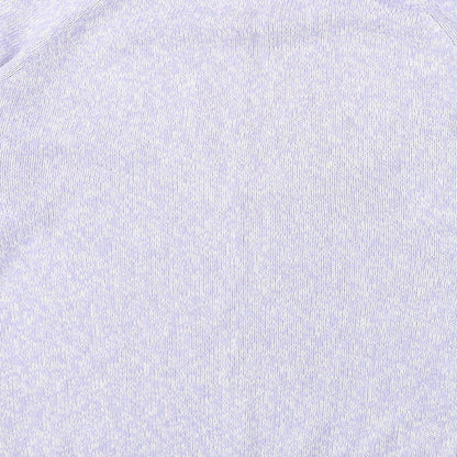 Womens UK Size S Joie De Vivre Purple Pullover Jumper