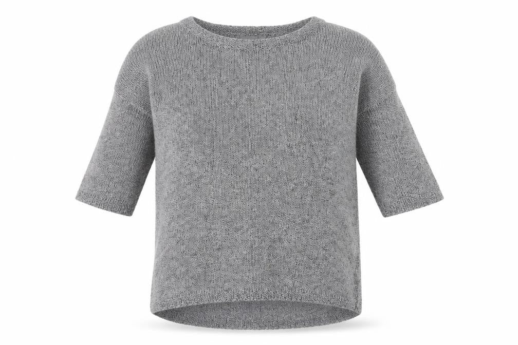 NEXT Womens Grey Round Neck Cotton Pullover Jumper Size 10