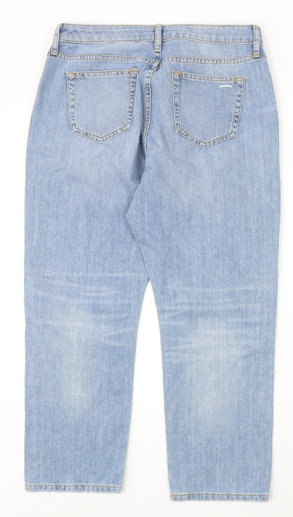 Womens UK Size 34 in Preworn Regular Fit Straight Blue Jeans
