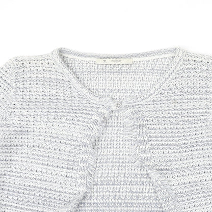 Womens UK Size 14 monari Grey Cardigan Jumper