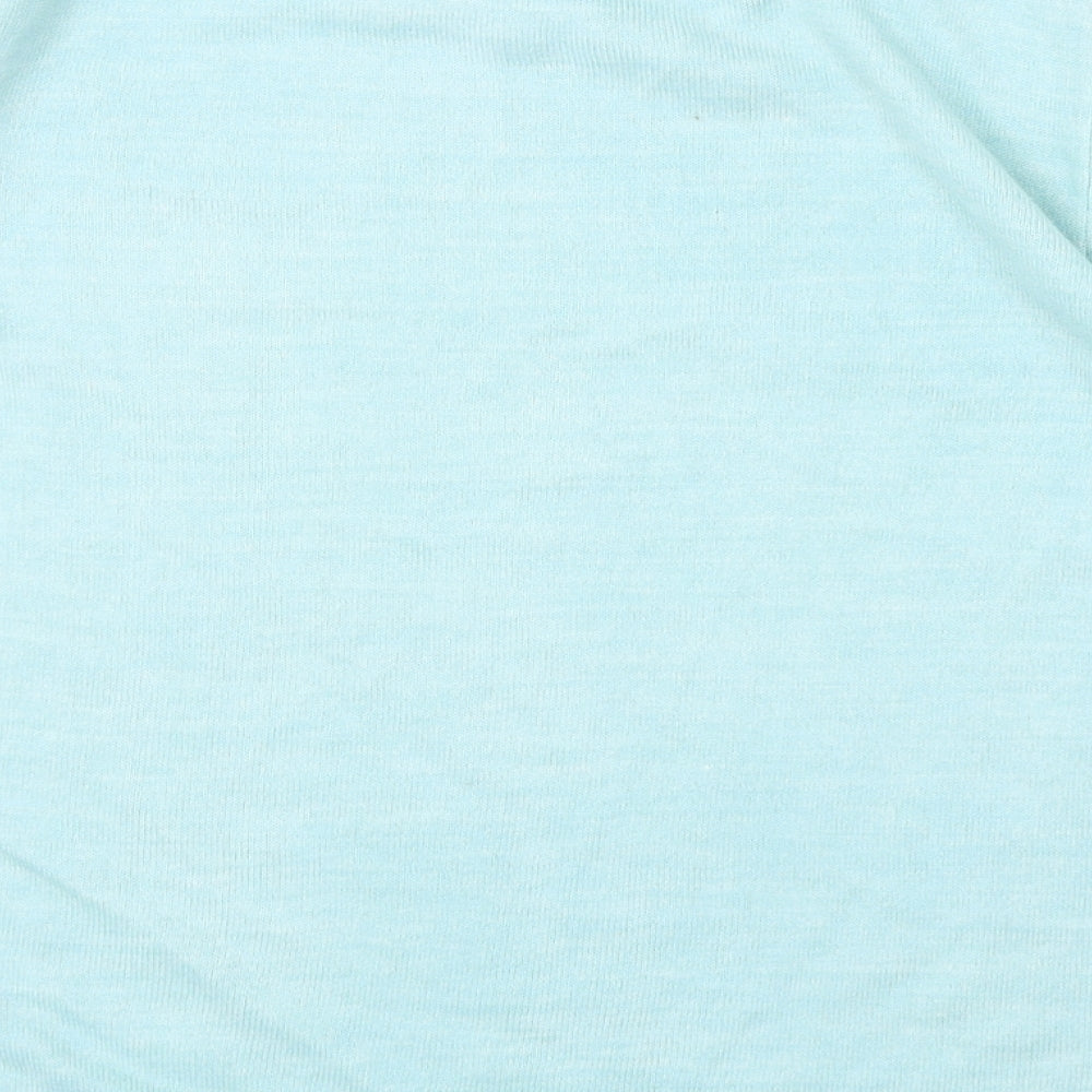 Womens UK Size 14 Marks and Spencer Blue Basic T-Shirt